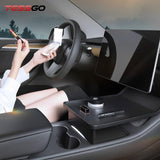 Custom Food Tray for Tesla Model 3 & Model Y (2020-2024) – Durable, Convenient Center Console Solution for Road Trips