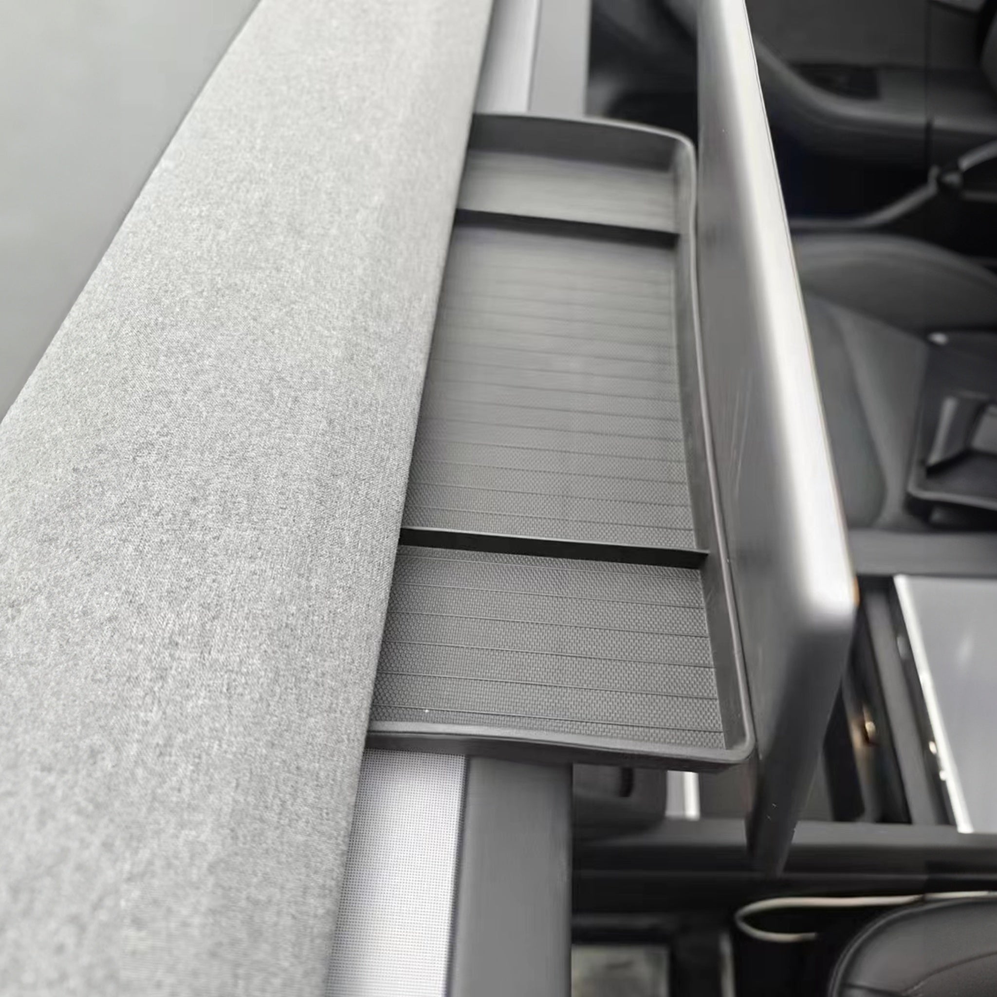 Premium TPE Center Console Organizer for 2024+ Tesla Model 3 Highland & 2025+ Model Y Juniper – Custom Interior Storage Upgrade