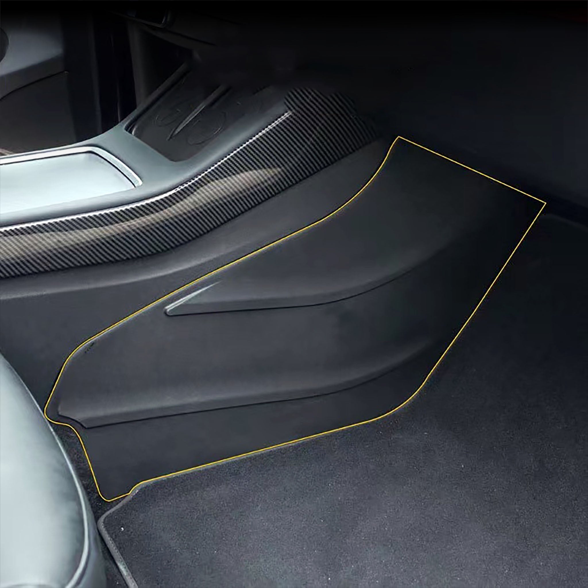 Center Console Side Cover Protector for Tesla Model Y&3-Motor Vehicle Carpet & Upholstery-Teego