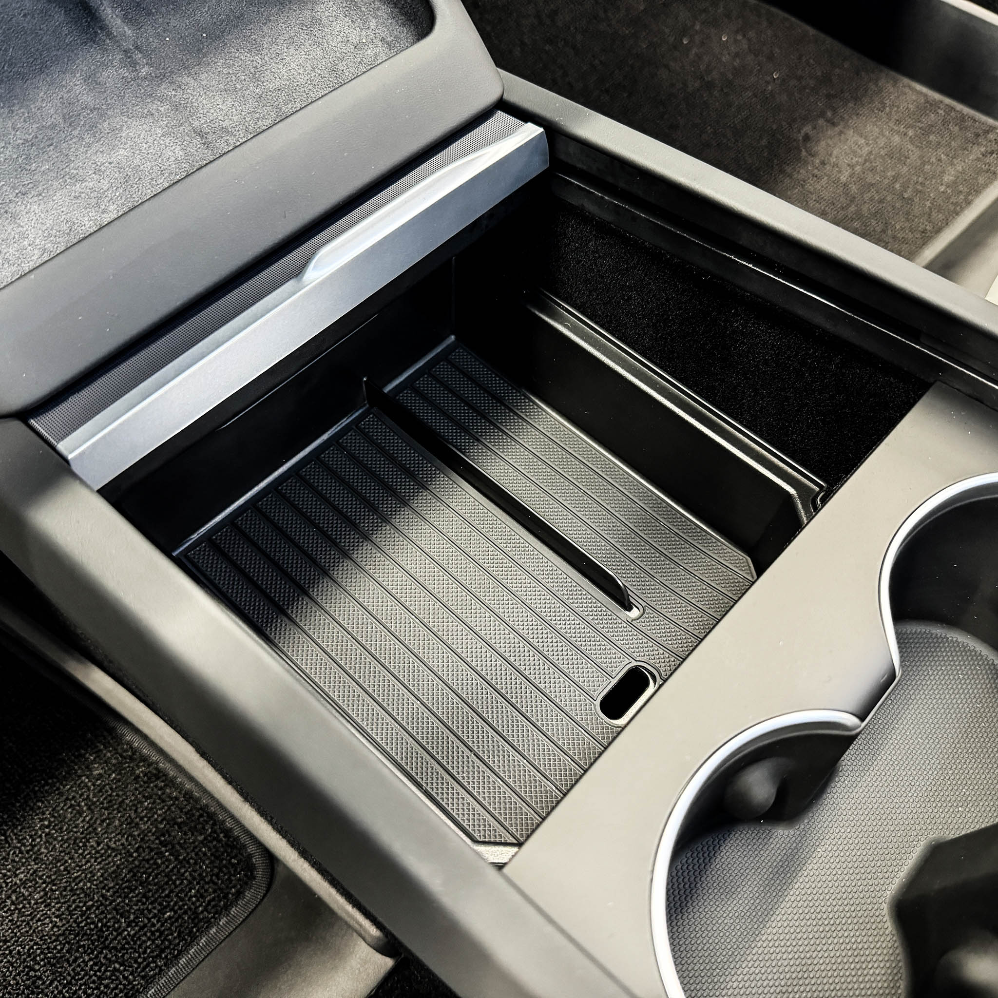 Center Console & Armrest Storage Tray for 2024+ Model 3 & 2025+ Model Y