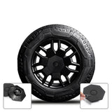 Center Hub Cap & Lug Nuts Cover for Tesla Cybertruck Wheel (4 Pcs)