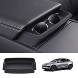 Center Console Armrest Sunglasses Storage Box for New Tesla Model Y L 2026+