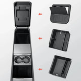 Center Console Organizer and Armrest Box for Tesla Model YL 2026+