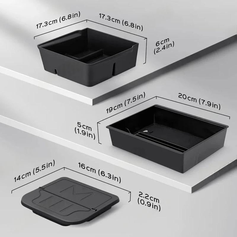 Center Console Organizer and Armrest Box for Tesla Model YL 2026+