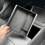 Center Console Organizer and Armrest Box for Tesla Model YL 2026+