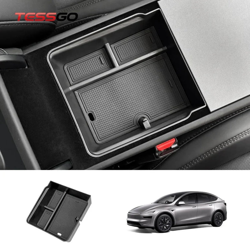 Center Console Organizer and Armrest Box for Tesla Model YL 2026+