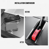 Center Console Organizer & Phone Holder for Tesla New Model 3 Highland 2024+