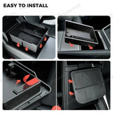 Center Console Organizer and Armrest Box for Tesla Model YL 2026+