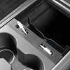 Center Console Sunglasses Holder & Cable Organizer for Tesla Model 3 & Y