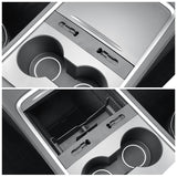 Center Console Sunglasses Holder & Cable Organizer for Tesla Model 3 & Y