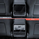 All-in-One Central Screen Tempered Glass & Frame Cover for Tesla Model YL 2026+