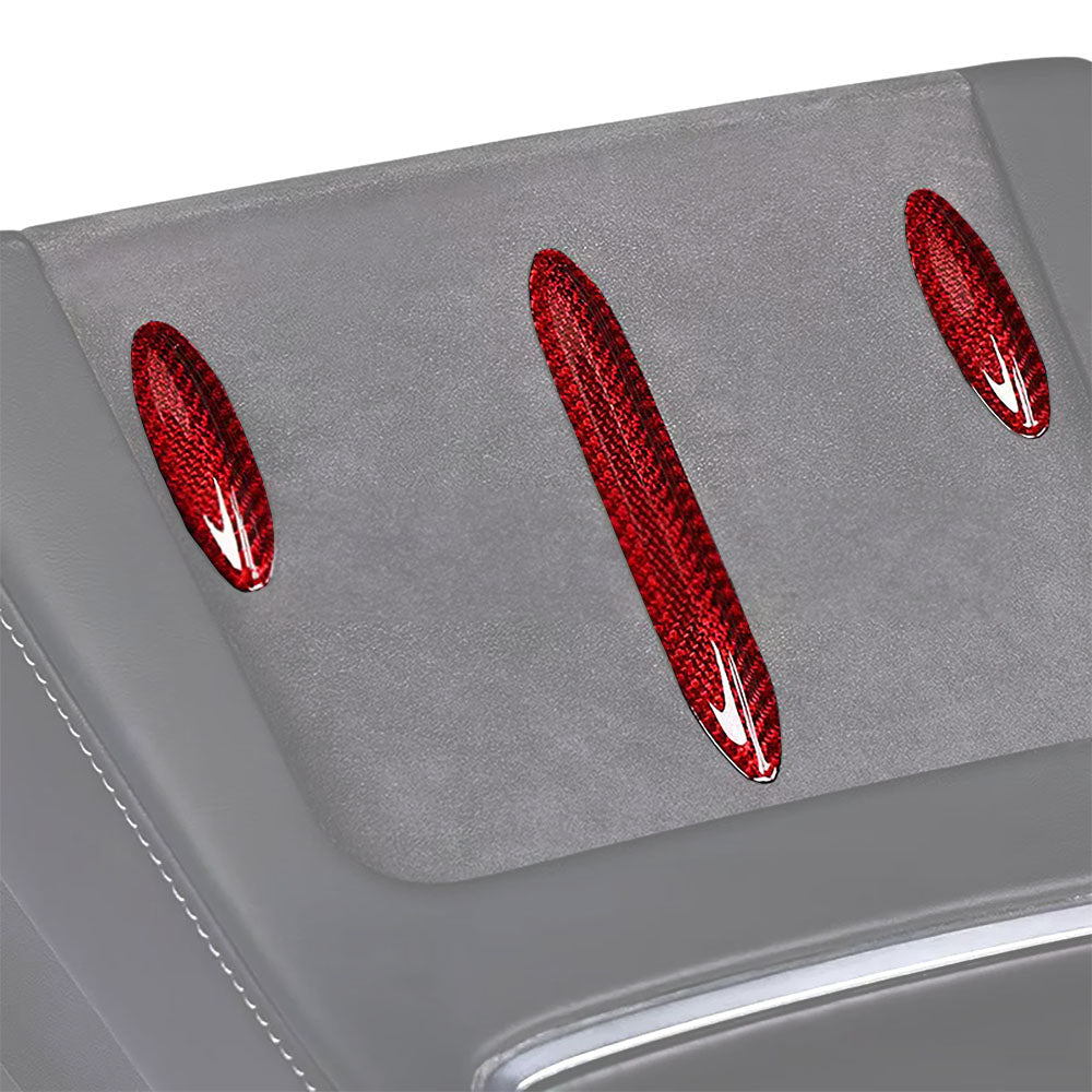 Tesla M3/Y (21-23) Carbon Fiber Charging Pad Overlay