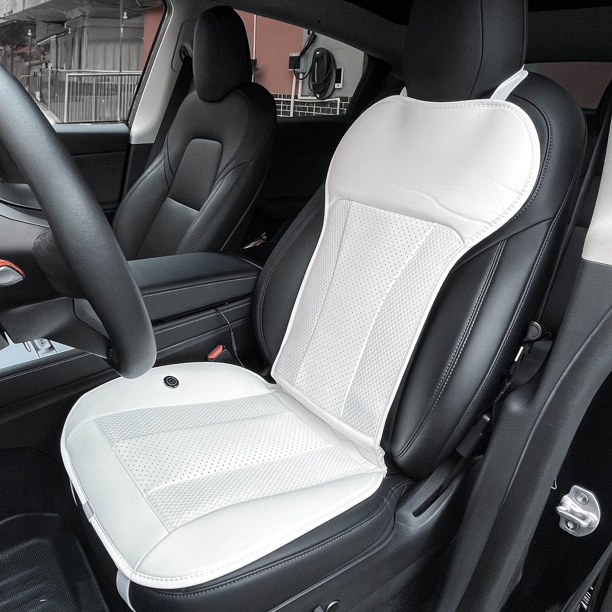 Premium Ventilated Seat Covers for Tesla Model 3 & Model Y (2017–2023) – Stay Cool All Summer (Front & Backseat Compatible)