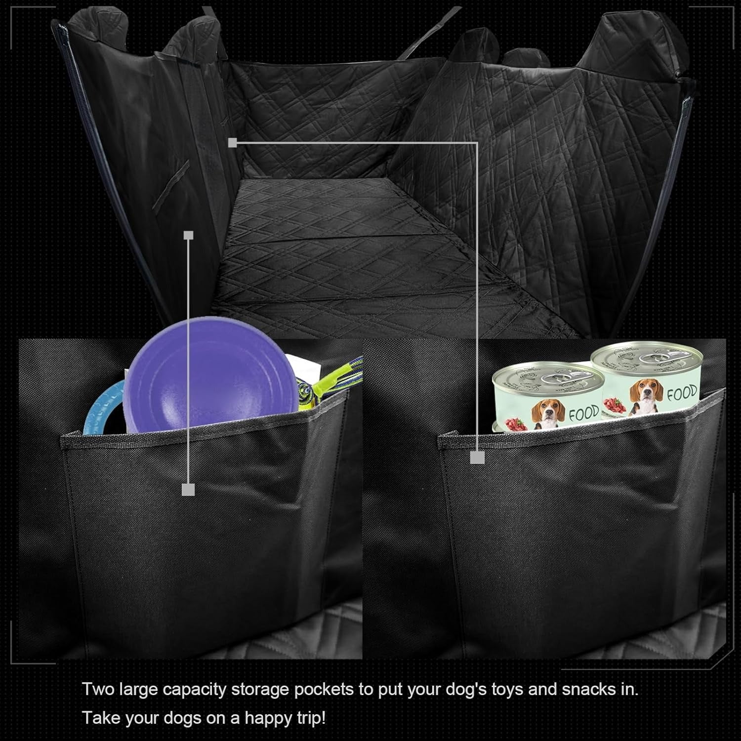 Custom-Fit Dog Seat Cover for Tesla Cybertruck