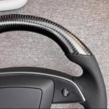 Custom Carbon Fiber Steering Wheel for 2024+ Model 3 & Model Y Juniper 2025.03+