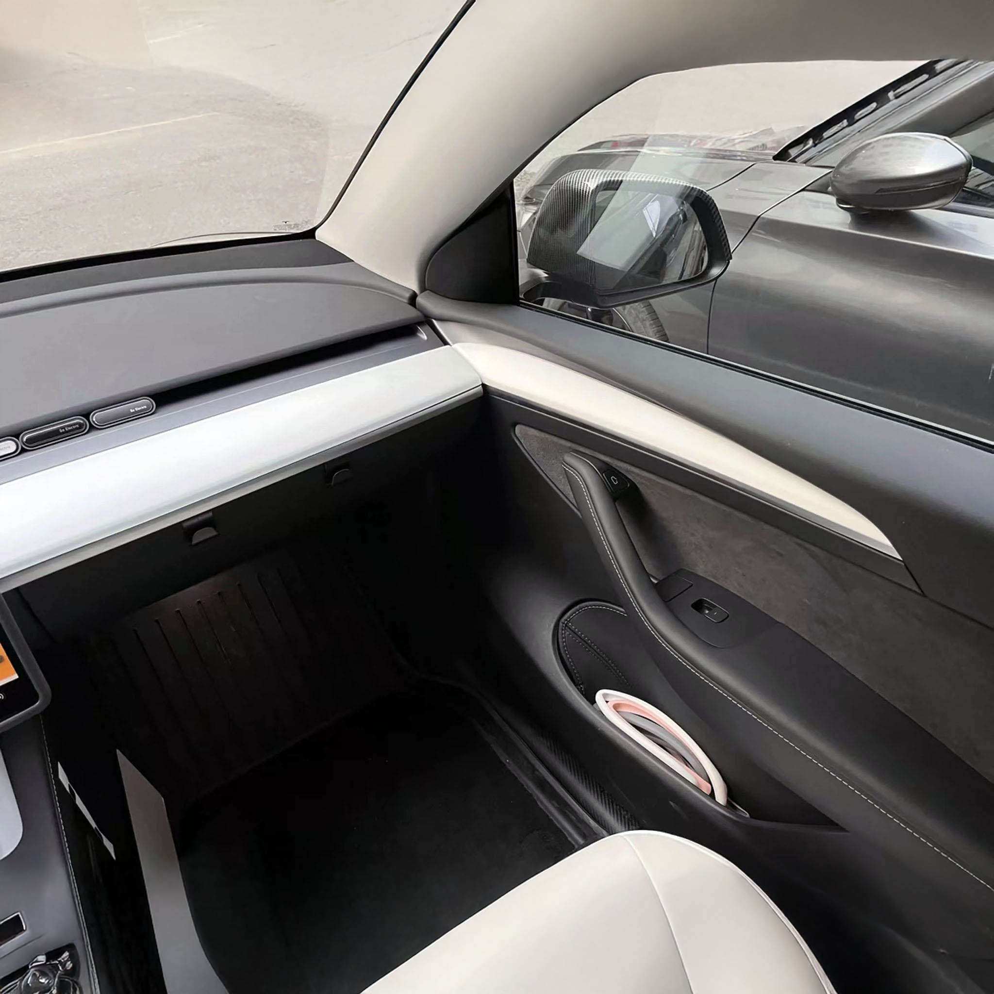 Custom Dashboard & Front Door Trim Cover for Tesla Model 3 & Y