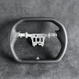 Cyber-Inspired Steering Wheel Upgrade for 2024+ Tesla Model 3 Highland & 2025+ Model Y Juniper