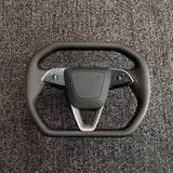 Cyber-Inspired Steering Wheel Upgrade for 2024+ Tesla Model 3 Highland & 2025+ Model Y Juniper