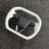 Cyber-Inspired Steering Wheel Upgrade for 2024+ Tesla Model 3 Highland & 2025+ Model Y Juniper