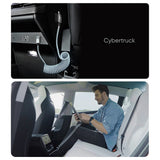 Cybertruck-Inspired Retractable USB-C Cable – 100W Fast Charging with Magnetic Holder for Tesla Model S/3/X/Y & Cybertruck