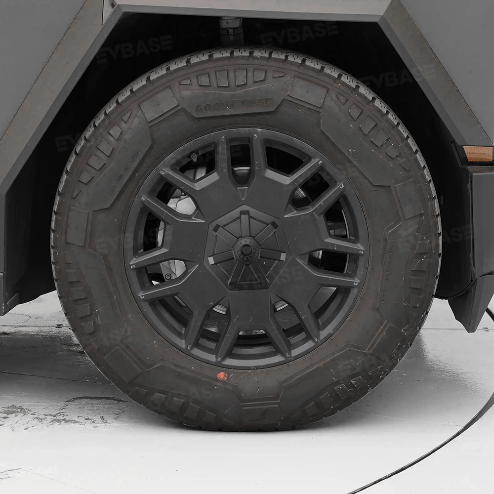 Tessgo "Cyber-Armor" Heptagon Wheel Center Caps for Tesla Cybertruck