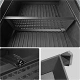 Cybertruck Adjustable Cargo Divider with MOLLE Panel – Secure Truck Bed Organizer, Heavy-Duty Aluminum Alloy