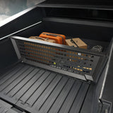 Cybertruck Adjustable Cargo Divider with MOLLE Panel – Secure Truck Bed Organizer, Heavy-Duty Aluminum Alloy