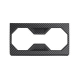 Cybertruck Center Console Carbon Fiber Cup Holder Trim Cover (ABS Plastic)