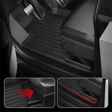 Cybertruck Floor Mats with Extended Front Door Coverage – Heavy-Duty TPE Protection for Maximum Interior Shield