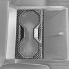 Cybertruck Center Console Carbon Fiber Cup Holder Trim Cover (ABS Plastic)