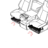 Tesla Cybertruck Under-Seat Storage Boxes (2 pcs)