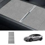 Alcantara Center Console Sticker Cover for Tesla Model Y L 2026+