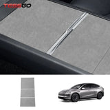 Alcantara Center Console Sticker Cover for Tesla Model Y L 2026+