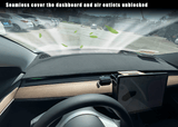 Premium Microfiber Dashboard Cover for Tesla Model 3 / Y- Anti-Glare, Heat-Resistant