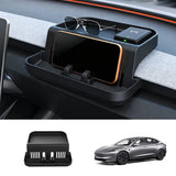 Dashboard Storage Tray with Phone Holder & ETC Bracket for Tesla Model 3/Y/Y L 2024+