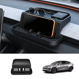 Dashboard Storage Tray with Phone Holder & ETC Bracket for Tesla Model 3/Y/Y L 2024+