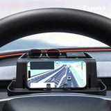 Dashboard Storage Tray with Phone Holder & ETC Bracket for Tesla Model 3/Y/Y L 2024+