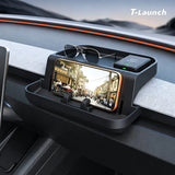 Dashboard Storage Tray with Phone Holder & ETC Bracket for Tesla Model 3/Y/Y L 2024+