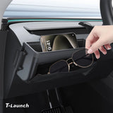 Dashboard Side Mini Glove Box Storage Organizer for Tesla Model Y/Y L 2025+
