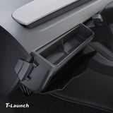 Dashboard Side Mini Glove Box Storage Organizer for Tesla Model Y/Y L 2025+