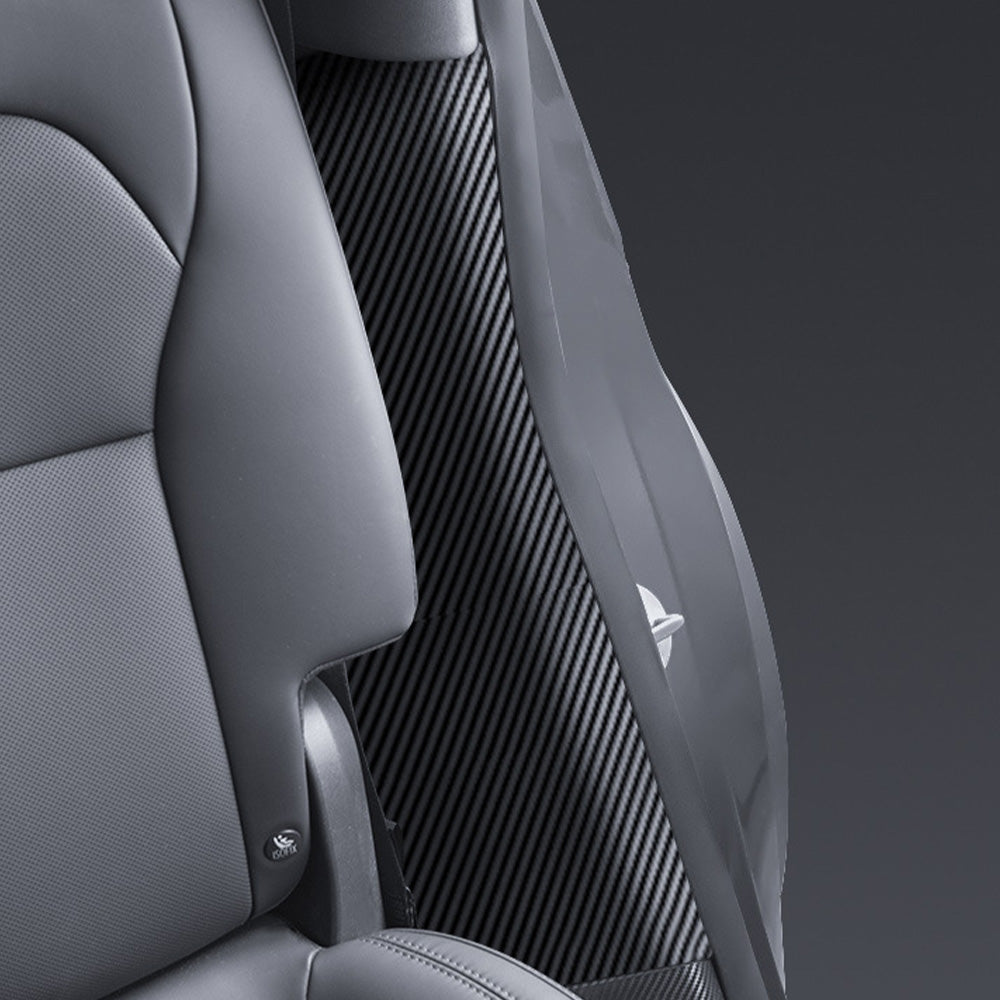 Carbon Fiber Door Sill Protectors for Tesla Model Y Juniper & Model 3 Highland | Custom-Fit Interior Scuff Protection