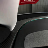 Dry Carbon Fiber Upper Dashboard Overlay for Model Y Juniper - 1x1 Plain & 2x2 Twill Weave