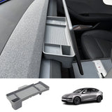 ETC Bracket Tray Dashboard Screen Rear Silicone Storage Box for Tesla Model Y L 2026+