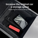 Flocked Center Console & Armrest Storage Tray Set for Tesla Model 3 Highland / Model Y Juniper / Model YL