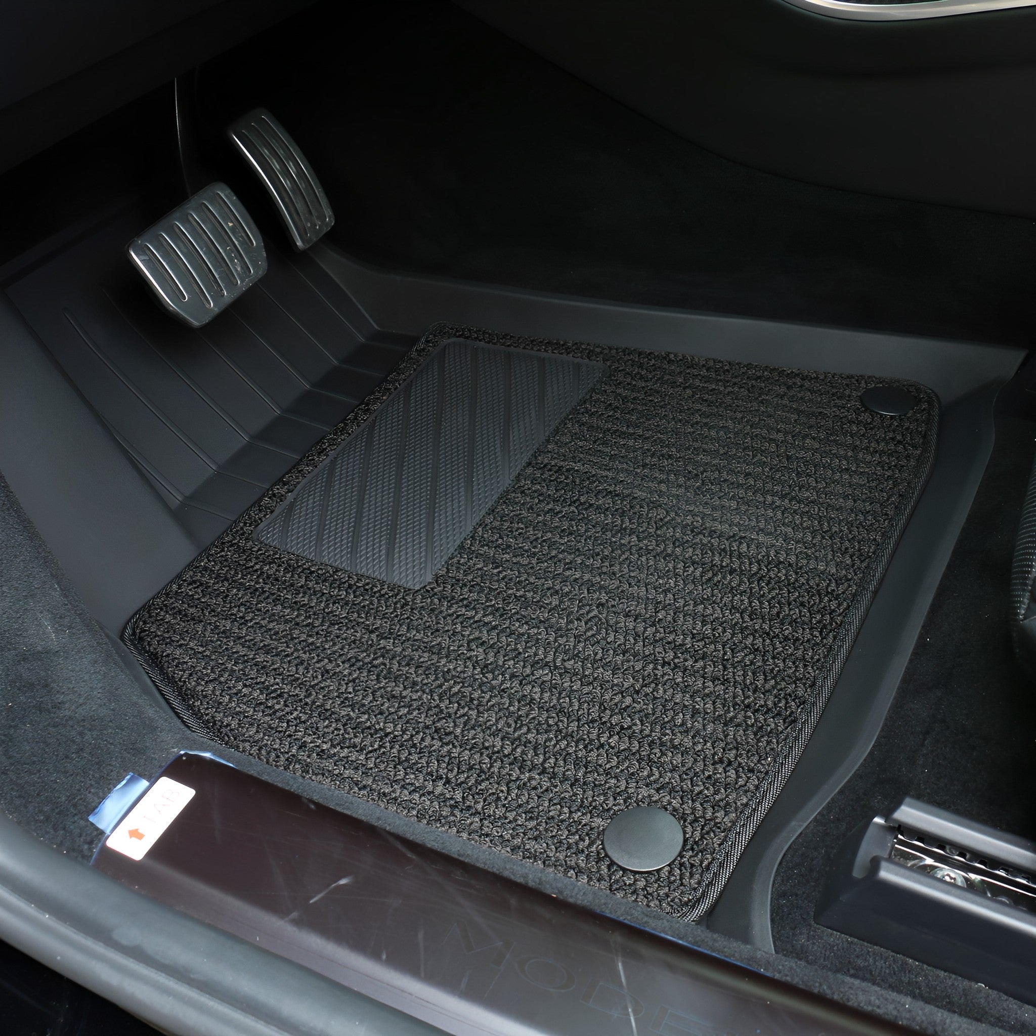 Premium All-Weather Floor Mats for Tesla Model S 2021+ – Heavy-Duty TPE Protection & Luxurious Custom Fit