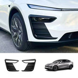 ABS Fog Light Trim Covers Exterior Upgrade for 2026 New Tesla Model Y L