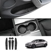 TPE Door Pocket & Cup Holder Liners for Tesla Model Y L 2026+
