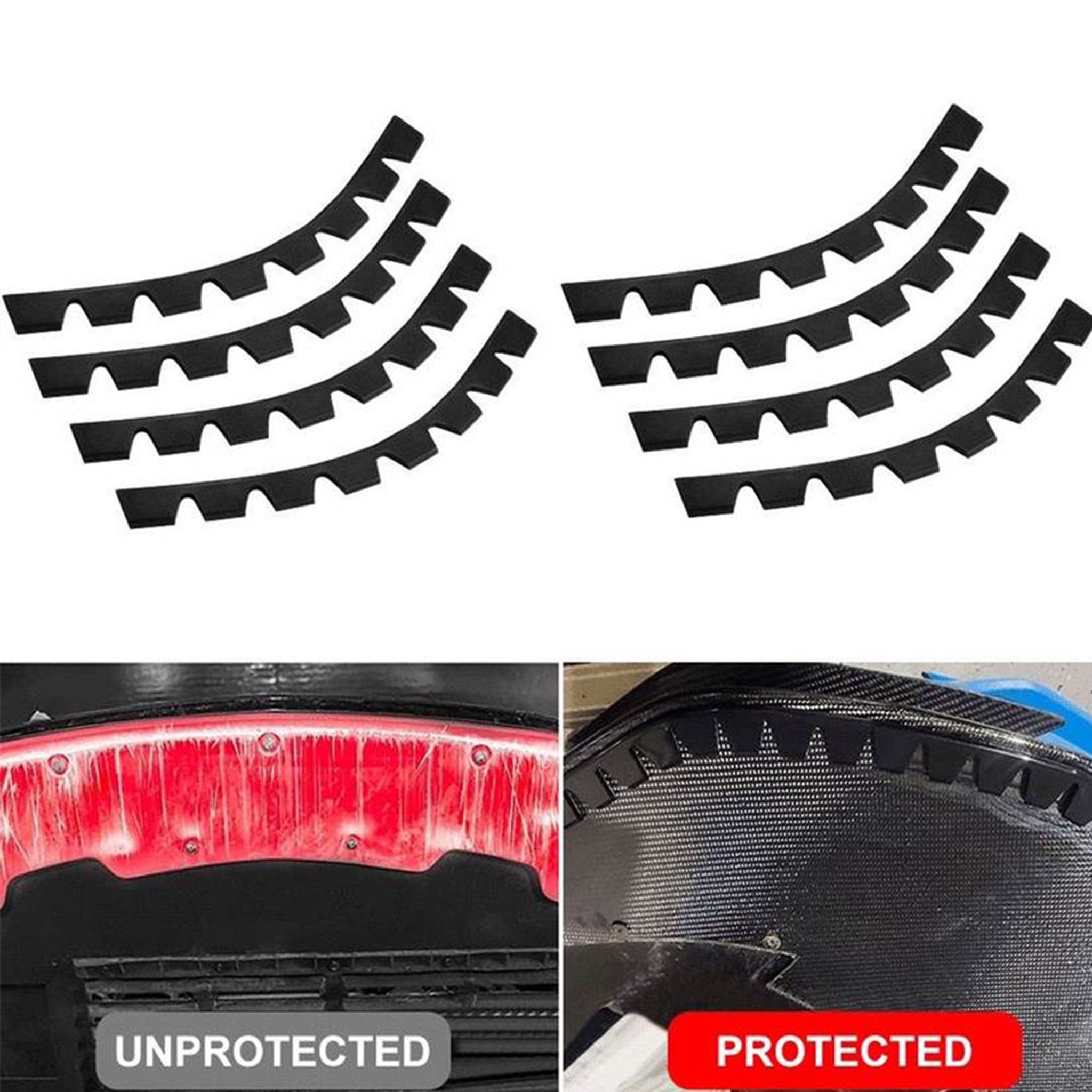 Tesla Front Bumper Skid Plate Protector – Durable ABS Splitter Guard for Driveway & Speed Bump Protection