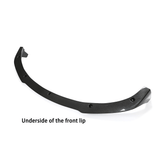 Teego V-Type Carbon Fiber Aero Front Lip for Tesla Model Y | High-Performance Aerodynamic Body Kit