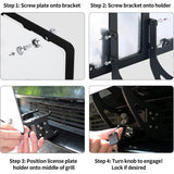 Premium Aluminum Anti-Theft License Plate Holder for Tesla Model 3, Model Y & Model 3 Highland | No-Drill Installation | US/Canada Fit